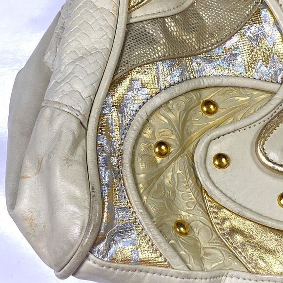 VINTAGE BAGS BY PINKY GENUINE LEATHER MADE IN USA WOMEN BAG - Picture 4 of 16